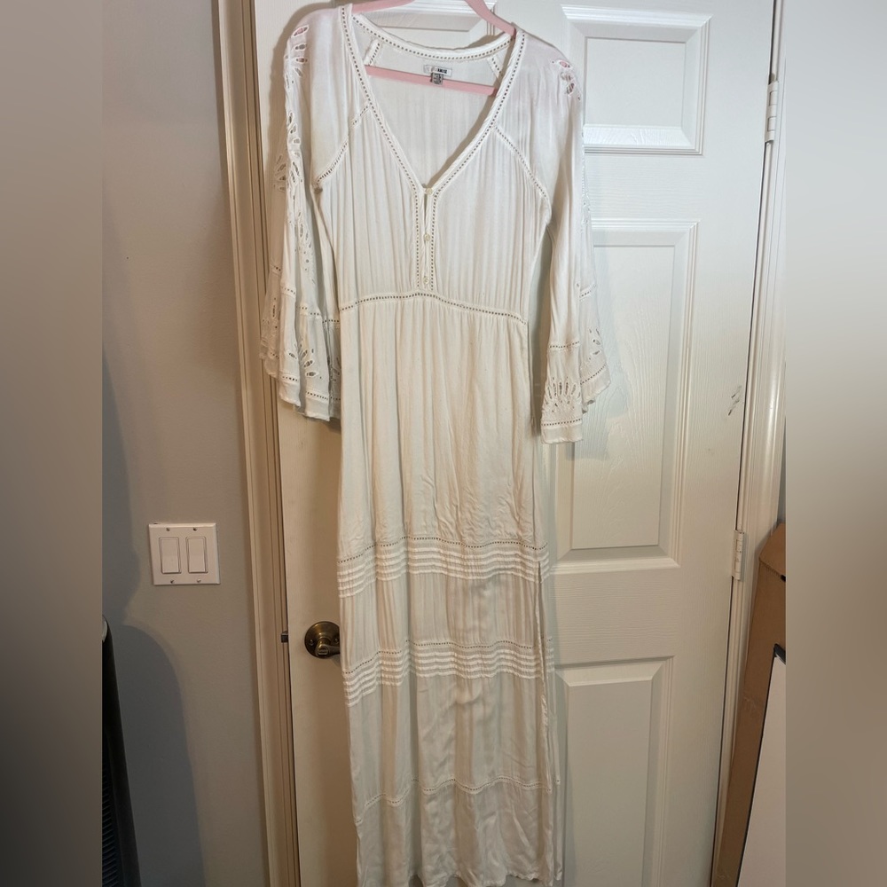 Amuse Society Eyelet Maxi Dress